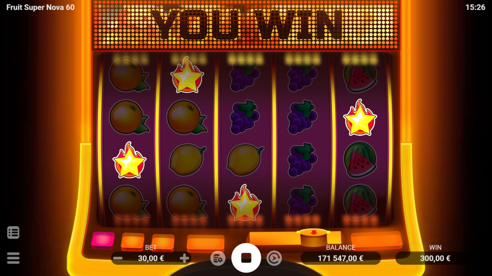 Slot Fruit Super Nova 60, estratégias, dicas, truques, cassino online